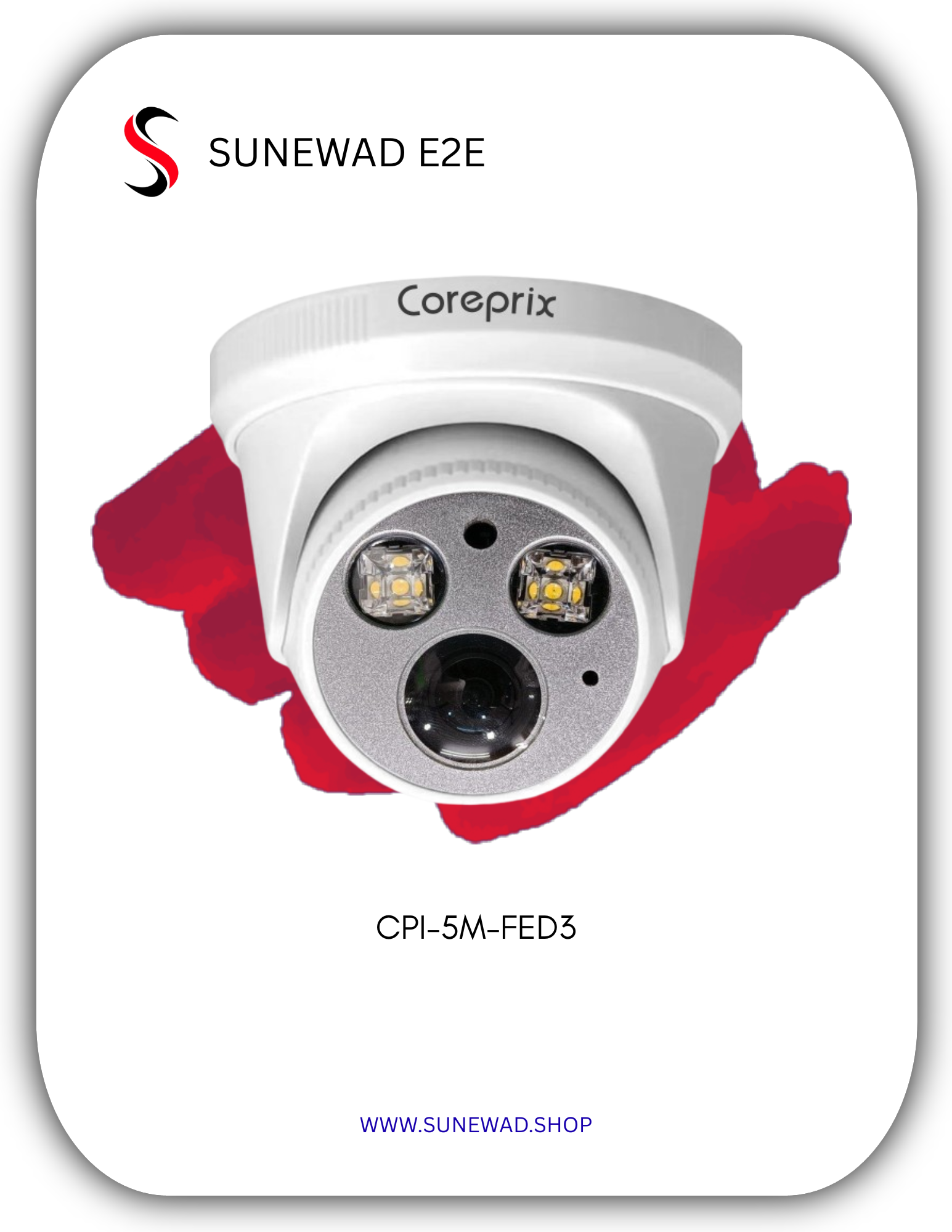 COREPRIX 5MP IP FISH EYE